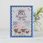 US 250th Celebration Great Eagle Family Invitation 招待状 (スタンド正面)