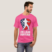 Us Air Guitar Shirt 男性へ Women Children Tシャツ (正面フル)