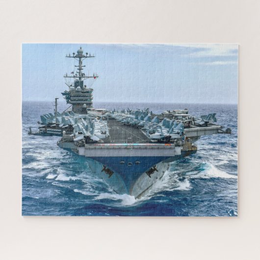 US AIRCRAFT CARRIER - CVN 75 (16x20 INCH) ジグソーパズル (横)