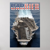 US AIRCRAFT CARRIER – CVN-76 ポスター (正面)