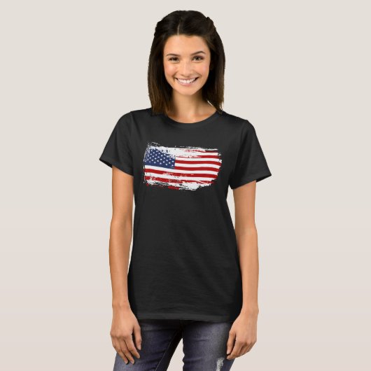 US American Flag Tシャツ (正面フル)