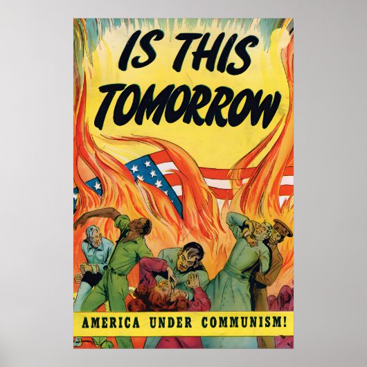 US Anti-Communist Propaganda Poster This is ポスター (正面)