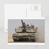 US_Army_M1A1_Abrams_main_battle_tank ポストカード (正面/裏面)