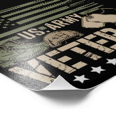Us Army Veteran U.S. American Flag USA America フォトプリント (角)