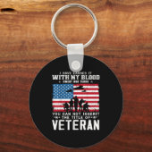 Us Army Veteran You Can Not Inherit The Title Of V キーホルダー (正面)