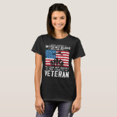Us Army Veteran You Can Not Inherit The Title Of V Tシャツ (正面フル)