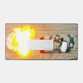 US BATTLE TANK - M1エイブラムス デスクマット (キーボード&マウス)