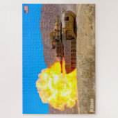 US BATTLE TANK - M1 ABRAMS （20x30インチ） ジグソーパズル (縦)
