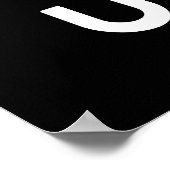 US Bee おもしろい USB Technical Pun Dark BG ポスター (角)