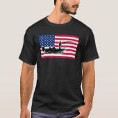 US Boat Fishing Tシャツ (正面)