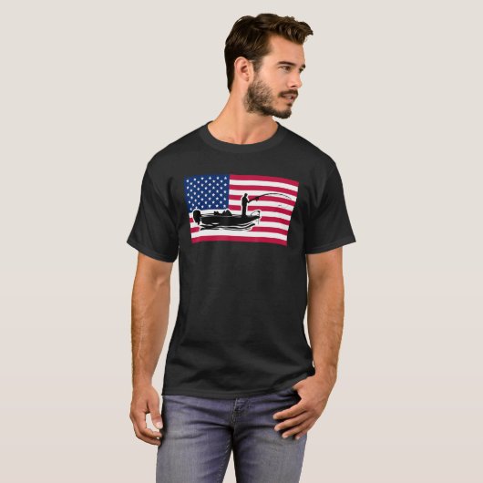 US Boat Fishing Tシャツ (正面フル)