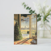 US Capitol Hill Christmas Postcard Vintage ポストカード (スタンド正面)