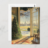 US Capitol Hill Christmas Postcard Vintage ポストカード (正面/裏面)
