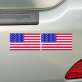 US CAR FLAG, Sticker バンパーステッカー (車上)