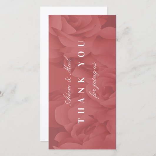 Us Cardに参加していただき、ありがとうございます | アグエレガントラティ サンキューカード (正面/裏面)