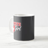 Us Cities Buckeye Girl Ohio Home Heart State コーヒーマグカップ (正面左)