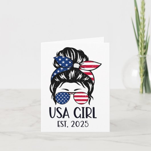 Us Citizen Est 2025 New Citizenship American Usa G カード (正面)