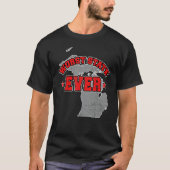 US Citizen Proud America Land Map Worst State Mich Tシャツ (正面)