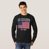 US Citizenship Decoration American New USA Citizen Tシャツ (正面フル)