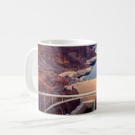 US Clark County Nevada - Mohave County Arizona - コーヒーマグカップ (正面左)