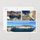 US Clark County Nevada - Mohave County Arizona - ポストカード (正面/裏面)