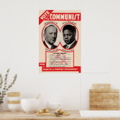 US Communist Party Election Poster, William Foster ポスター (キッチン)