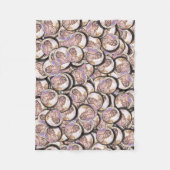 US Copper Pennies フリースブランケット (正面)