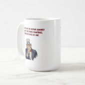 US: Countries Whose Regimes We Changed Owe Us One コーヒーマグカップ (正面左)