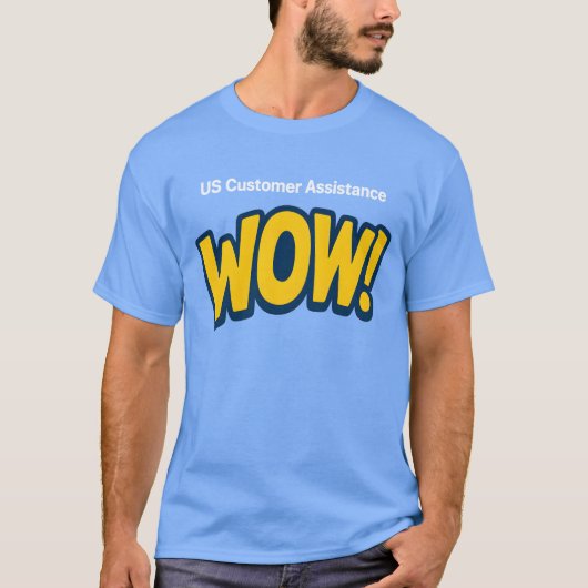 US CUST アシスト ワオ Tシャツ (正面)
