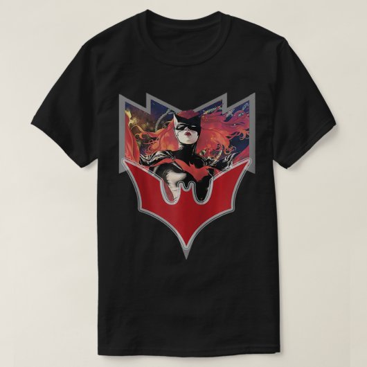US DC Batwoman +ロゴElegy Zip Tシャツ (デザイン正面)