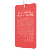 US Declaration of Independence カーエアーフレッシュナー (左)