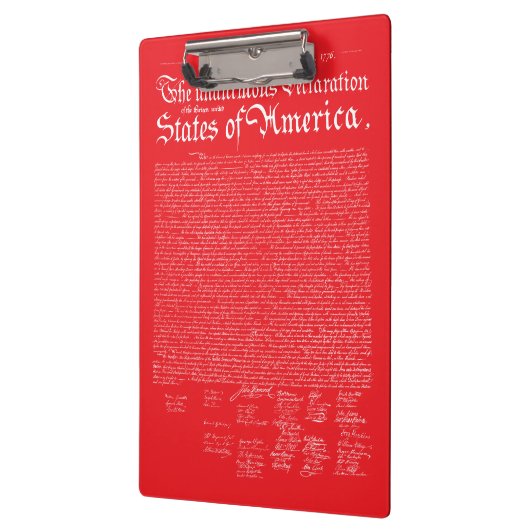 US Declaration of Independence クリップボード (左)