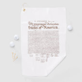 US Declaration of Independence ゴルフタオル (インサイチュ)