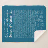 US Declaration of Independence シェルパブランケット (正面(横))