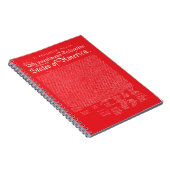 US Declaration of Independence ノートブック (右側)