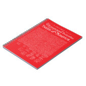 US Declaration of Independence ノートブック (左側)