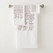 US Declaration of Independence バスタオルセット (インサイチュ)