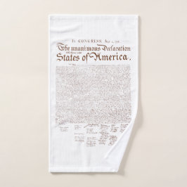 US Declaration of Independence バスタオルセット