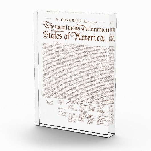 US Declaration of Independence フォトブロック (右)
