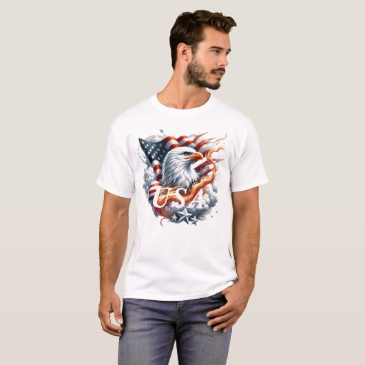 US EAGLE DESIGN Tシャツ (正面フル)