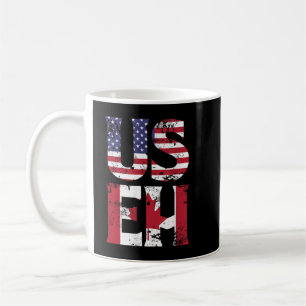 US EHアメリカンカナダおもしろいミーム引用文 コーヒーマグカップ
