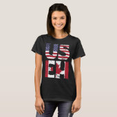 US EHアメリカンカナダミーム引用文 Tシャツ (正面フル)