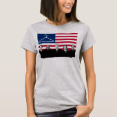 US Flag Coat Hanger SCOTUS T-shirt Tシャツ (正面)