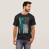 Us Flag Drone   Tシャツ (正面フル)