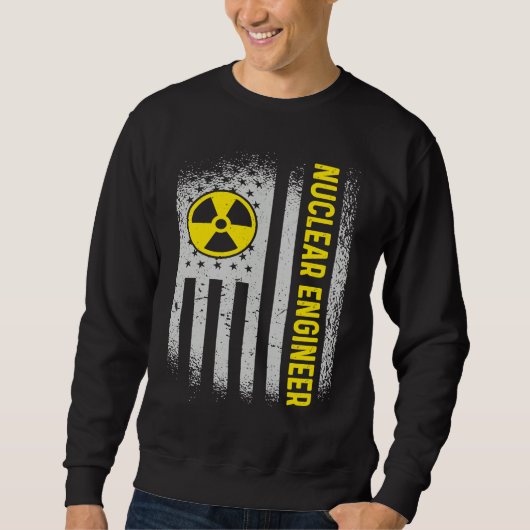 US Flag Nuclear Engineer スウェットシャツ (正面)