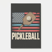 US Flag Pickleball ポストイット (正面)