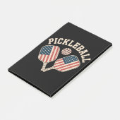 US Flag Pickleball Player ポストイット (アングル)