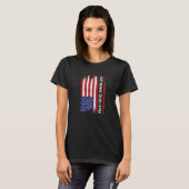 US Flag Programmer Programming Expert Software Dev Tシャツ (正面フル)
