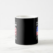 Us Flag Proud Daughter Of A Veteran US Military Ve コーヒーマグカップ (中央)