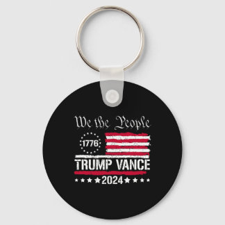 Us Flag We The People Stand With Trump Vance 2025  キーホルダー